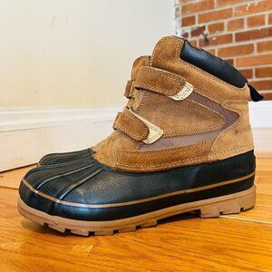 Totes Men's Snowbank Water Poof Winter Boots, Brown, Size 12 D